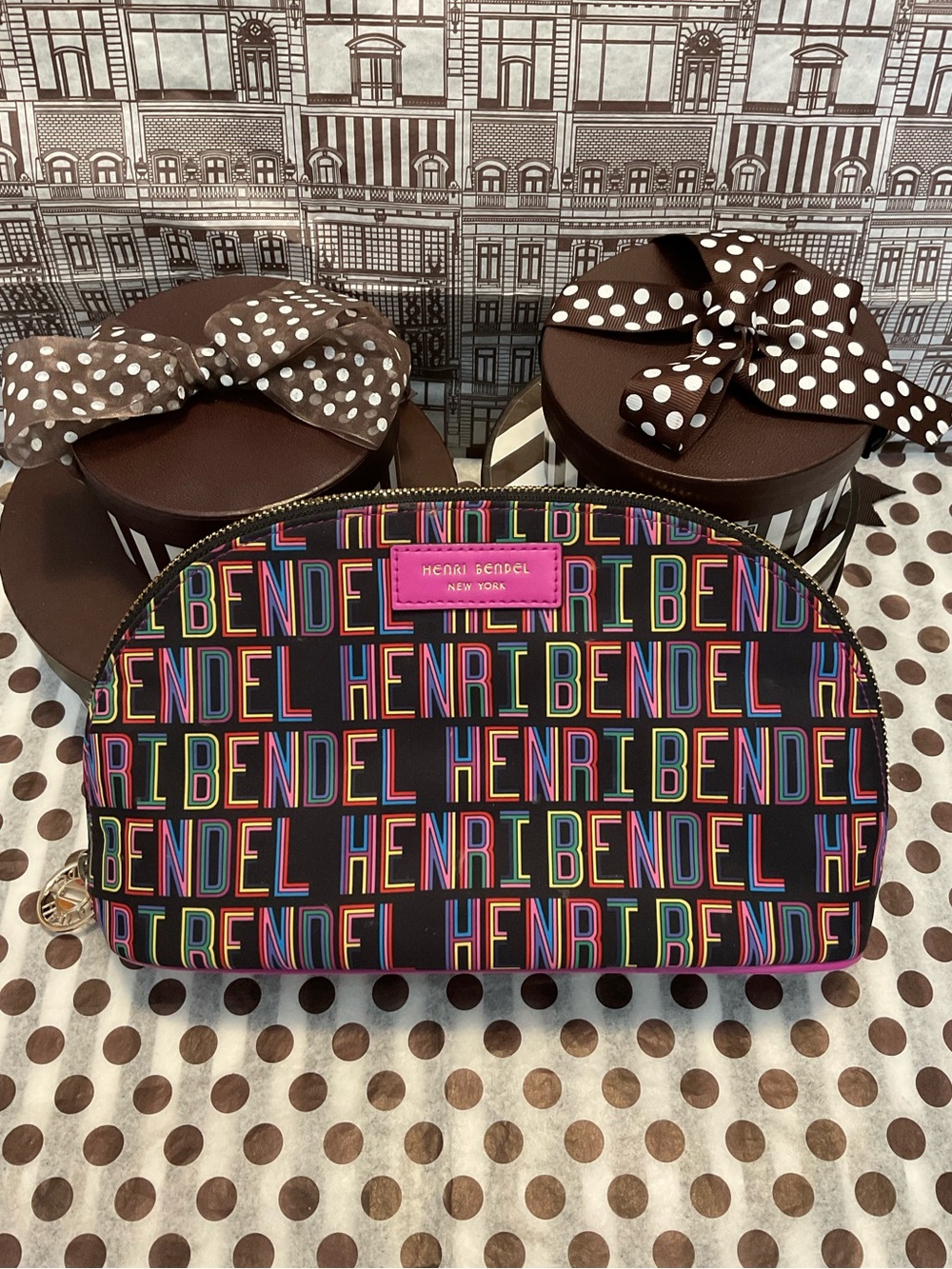 Henri Bendel x Steven Wilson Limited Edition Cosmetics Bag with Coated Interior